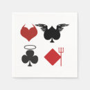 Search for playing cards napkins Spade