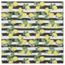 Search for lemons fabric Black