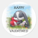 Search for animal valentine stickers Cartoon
