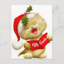 Search for cats singing postcards Cute
