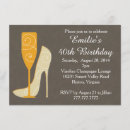 Search for gold high heel shoe invitations Modern