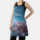 Search for mountains aprons Sunset