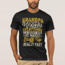 Search for grandpa knows everything tshirts Funny
