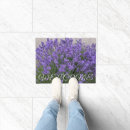 Search for lavender doormats Purple flowers