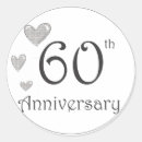 Search for 60th anniversary stickers Hearts