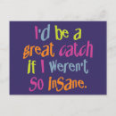 Search for insanity postcards Crazy