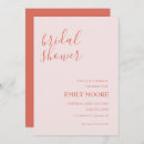 Search for terracotta bridal shower invitations Blush