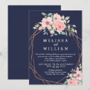 Search for copper and navy wedding invitations Trendy