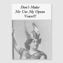 Search for funny singer postcards Singing