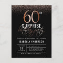 Search for 60 and fabulous surprise party invitations Sixty