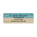 Search for beach scene return address labels Waves