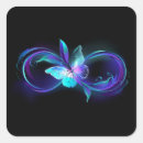 Search for transparent square stickers Butterfly