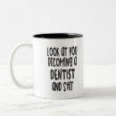 Search for funny graduation mugs Dentist