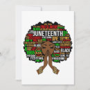 Search for afro girl invitations Juneteenth