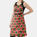 Search for deep red aprons Green