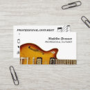 Search for guitarist business cards Professional