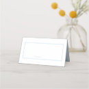 Search for blue and white place cards Simple