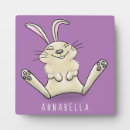 Search for cartoon bunny plaques Cute