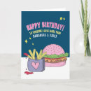 Search for burger birthday cards Fast food