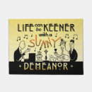 Search for art deco doormats Black and gold