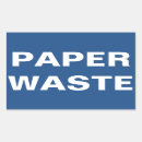 Search for wasted stickers Waste management