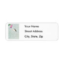 Search for wild birds return address labels Pink
