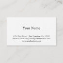 Search for linen business cards Minimalistic