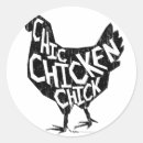 Search for vintage chicks stickers Hen