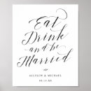 Search for eat drink and be married posters Elegant