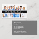 Search for employment agency business cards Recruiter