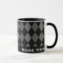 Search for black argyle mugs Modern