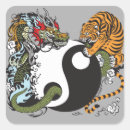 Search for yin and yang dragons stickers Tiger