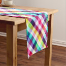 Search for funky table runners Rainbow