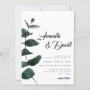 Search for green succulent wedding invitations Green eucalyptus foliage