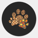 Search for orange paw print stickers Fall