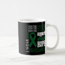 Search for green ribbon mugs Awareness