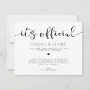 Search for officiant invitations Minimalist
