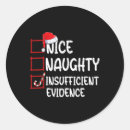Search for insufficiency stickers Evidence