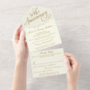 Search for 50th wedding anniversary invitations Gold glitter