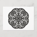 Search for square mandala postcards Zen doodle style