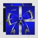 Search for royal blue 30th birthday invitations Silver