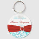 Search for white ribbon key rings Damask