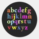 Search for alphabet round stickers Teacher
