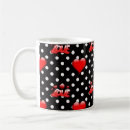 Search for all black mugs Red