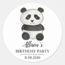 Search for panda birthday stickers Modern