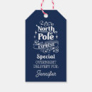Search for santa gift tags From the north pole