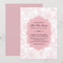 Search for pink funeral invitations In loving memory