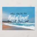Search for beach wedding bridesmaid cards Bridal party