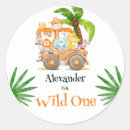 Search for safari birthday stickers Baby boy
