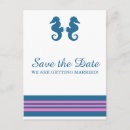 Search for seahorse save the dates Modern